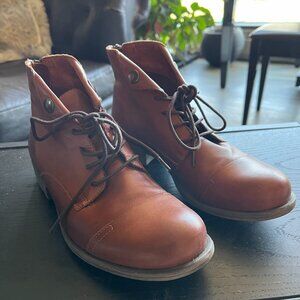 Miz Mooz Lennox Ankle Bootie Brandy